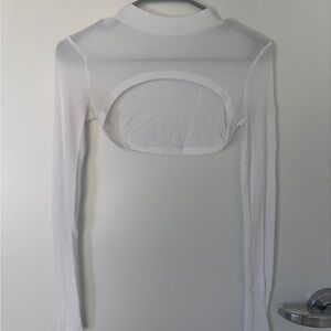 Alo Women’s Ribbed White Sleeves